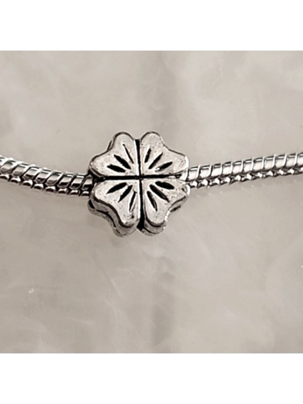 ☀️FOUR Leaf Clover Charm for European Style Bracelets Tibeten